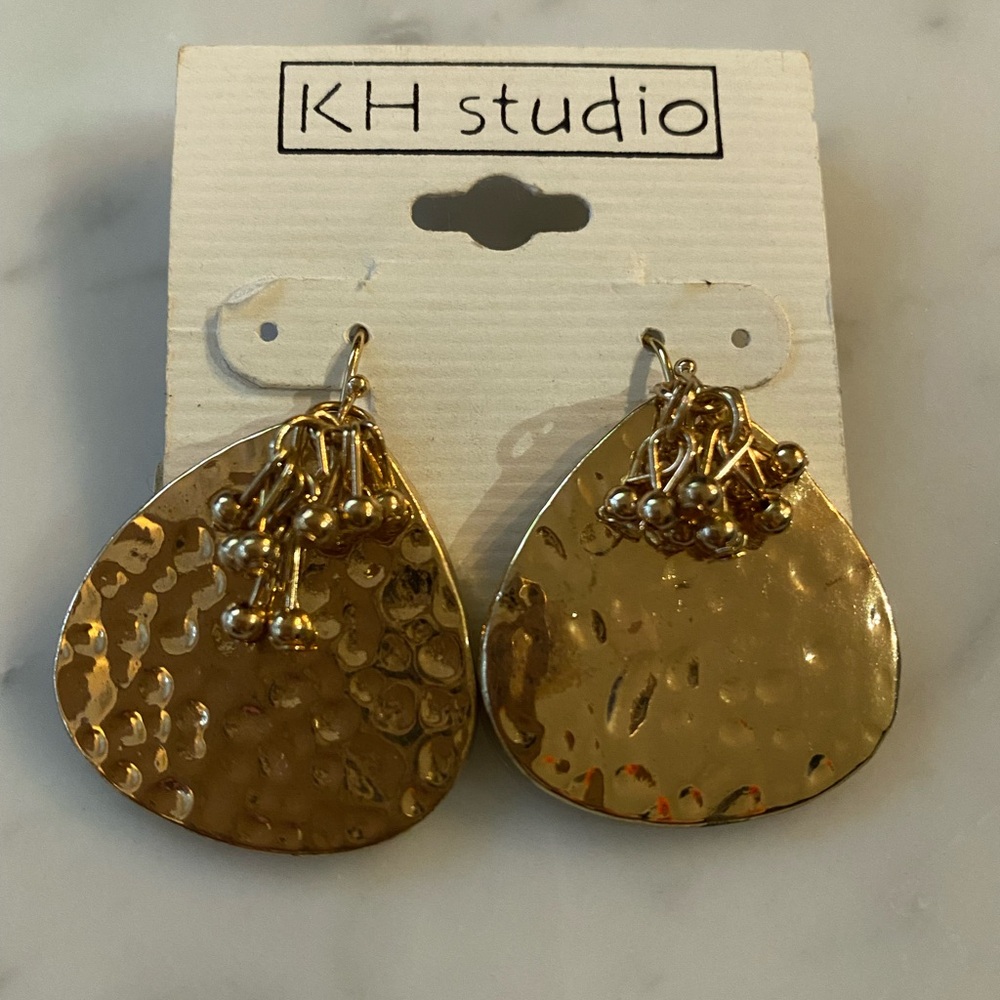 NWT KH Studio Gold Earrings